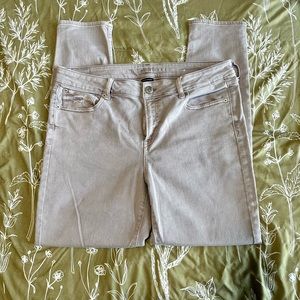 American Eagle Gray Jegging Jeans 16 Regular